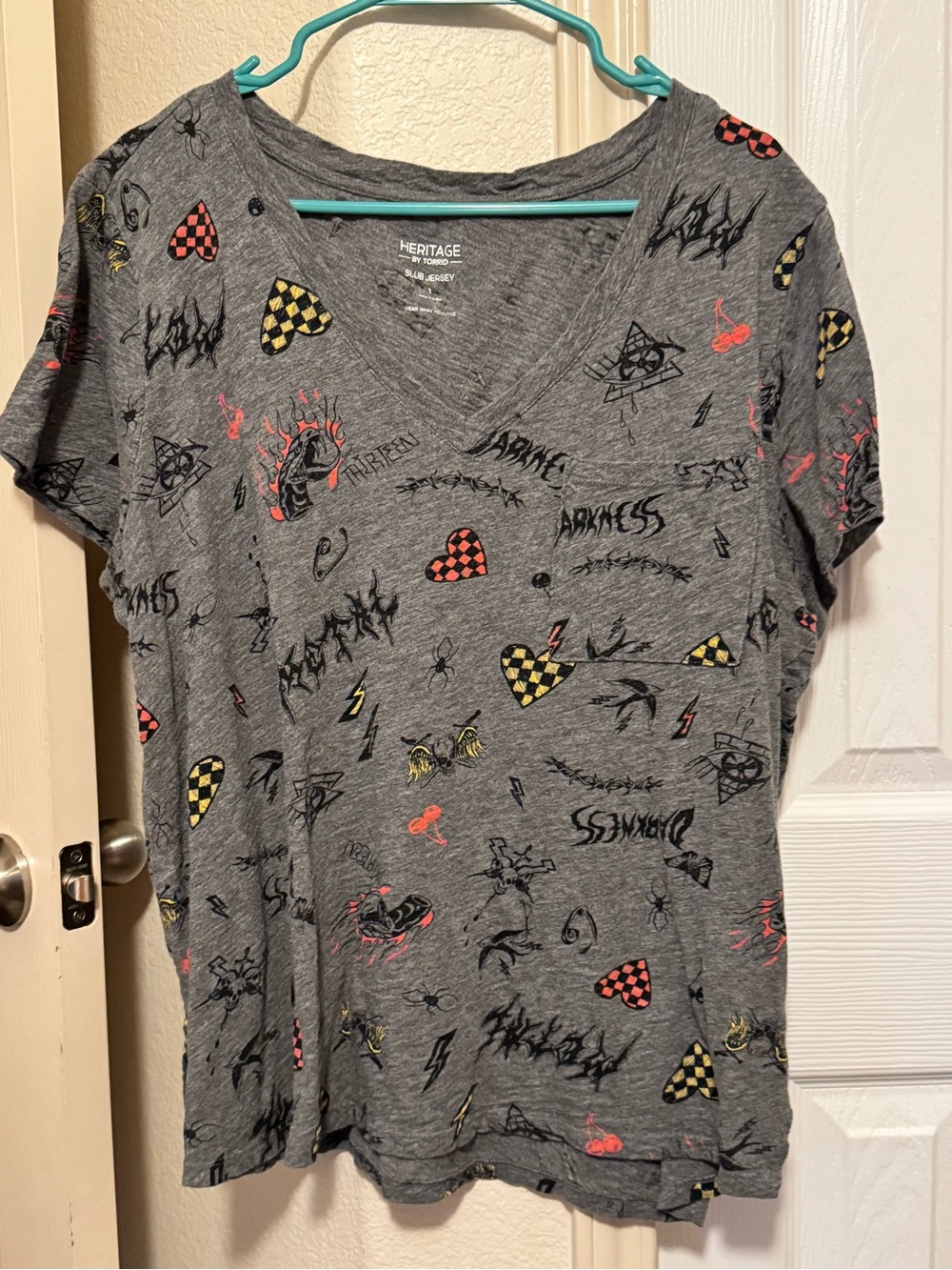 Heritage Relaxed V-Neck Graphic Tee